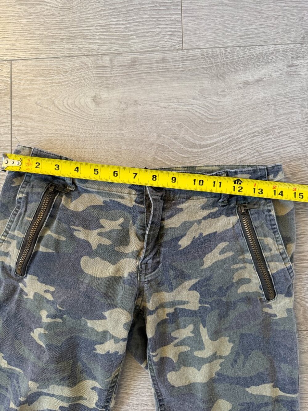 Forever 21 XXI Women's Camo Skinny Cargo Pants Army Green Size M - Picture 6 of 9